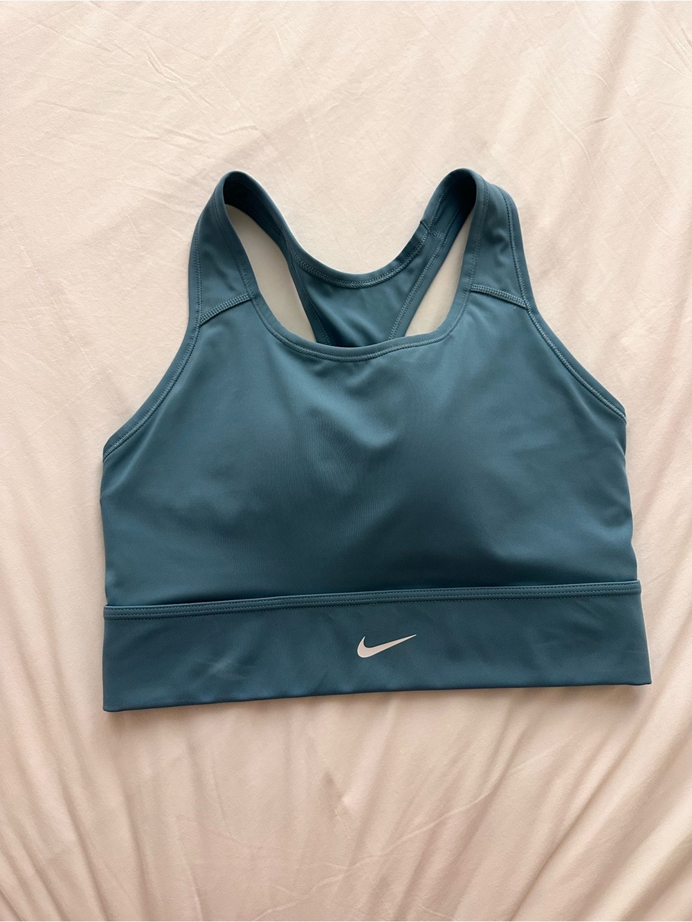 Nike Teal Racerback Medium-Support Sports Bra